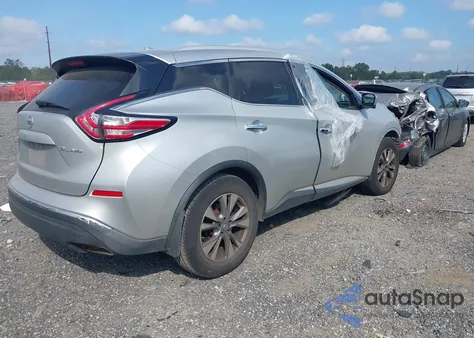 2016 Nissan Murano Sl из США, поврежденный, VIN 5N1AZ2MH6GN121288